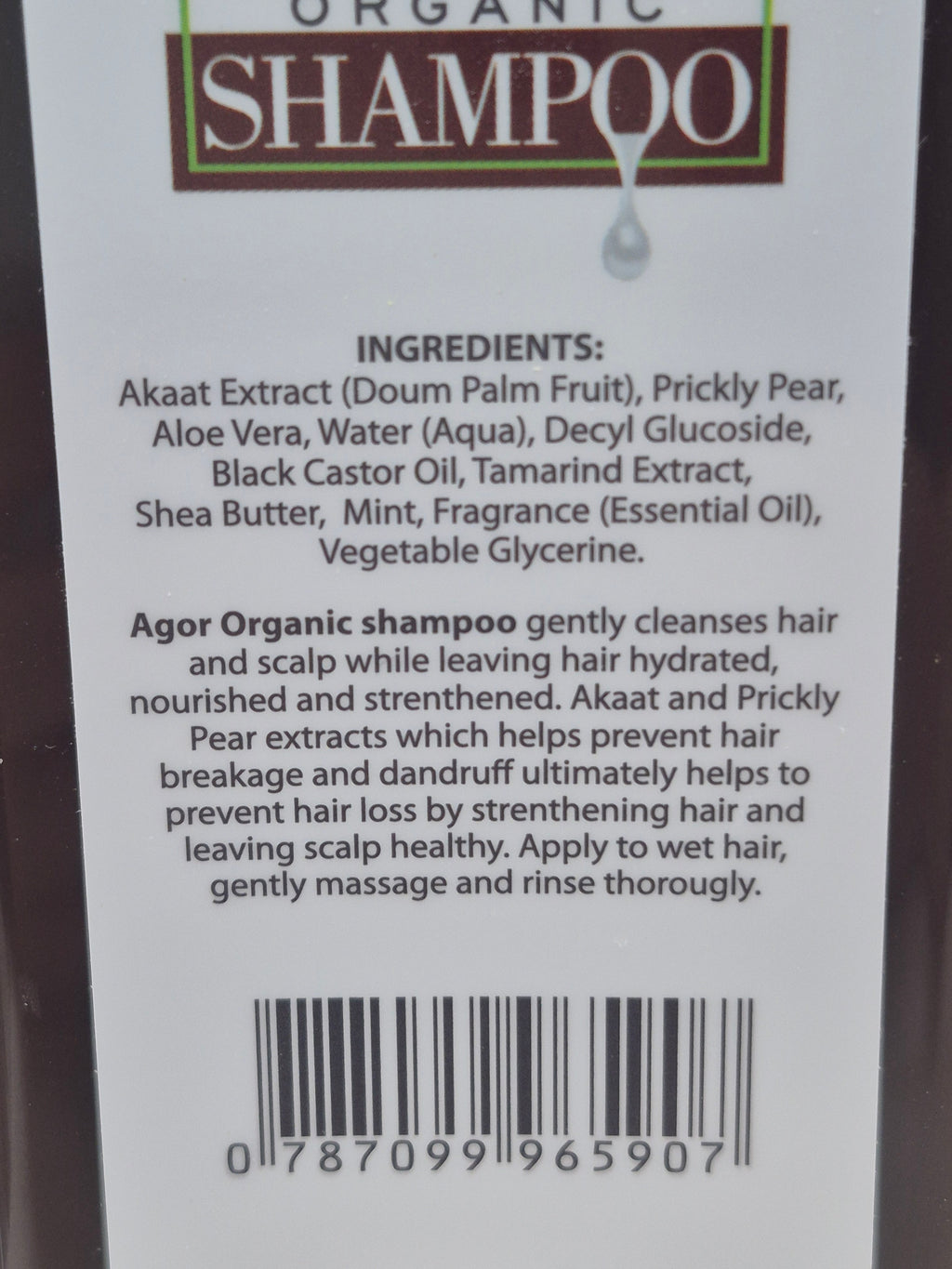 Agor Organic Shampoo
