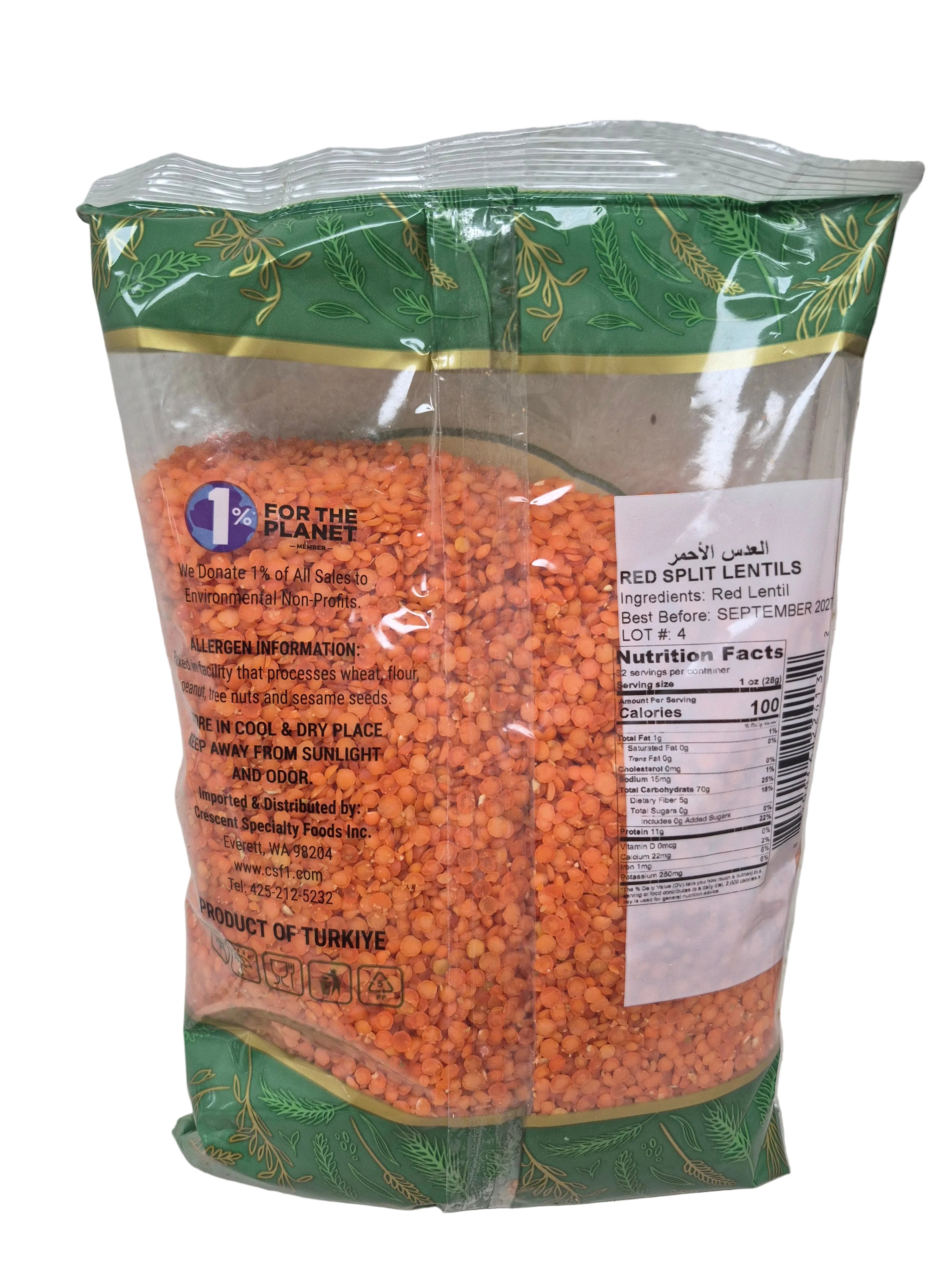 Red Split Lentils
